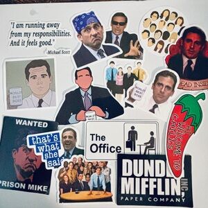 The Office 15 pcs Sticker Set, NWT